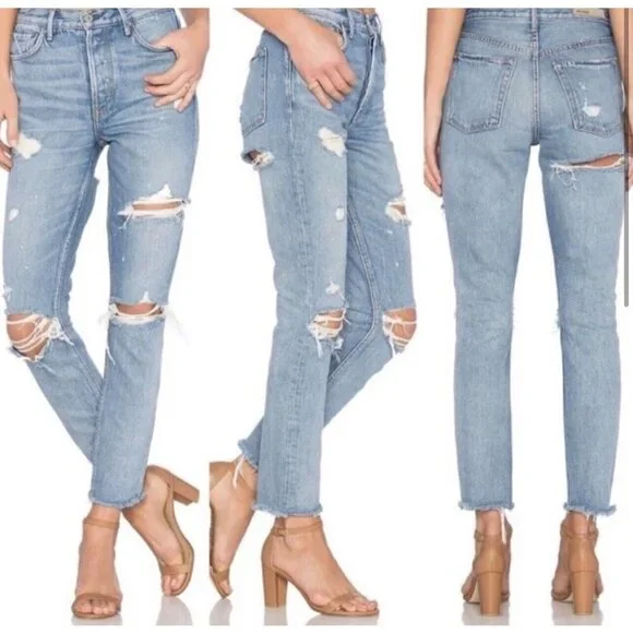 Grlfrnd the karolina high waist jeans 100% cotton NWTS size 27 (W) - Picture 2 of 7